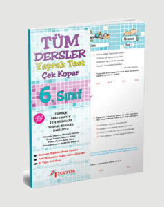 6.Sınıf Tüm Dersler Yaprak Test