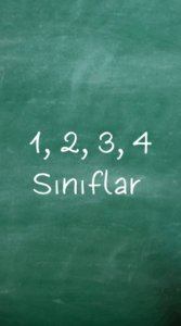 1,2,3,4 Sınıflar